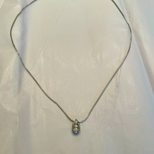 Diamond Teardrop Necklace